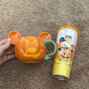Disney Mickey Mouse Halloween Mug and Tumbler Set